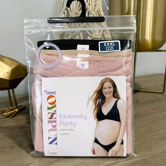 Joyspun Other - NEW 3Pk XXXL (22) Maternity Super Soft Under the Bump Panties